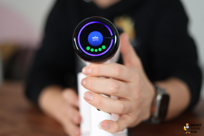 Das Display des Tineco Pure One Air Pro